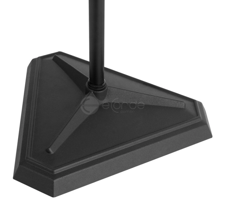 Imagem Extra 3: Pedestal para Microfone Boom Base Pesada - ON-STAGE HEX-BASE STUDIO.