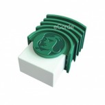 1 x Borracha Branca Mercur TR 18 - Látex com Capa Plástica - **EM ESTOQUE**