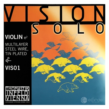 Thomastik Vision 4/4 Violin Strings Medium E, Medium 1/2 Size