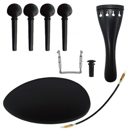 Foto principal do produto Montagem eCorde Para Violino 4/4 - ÉBANO FLESCH SEM RAMPA